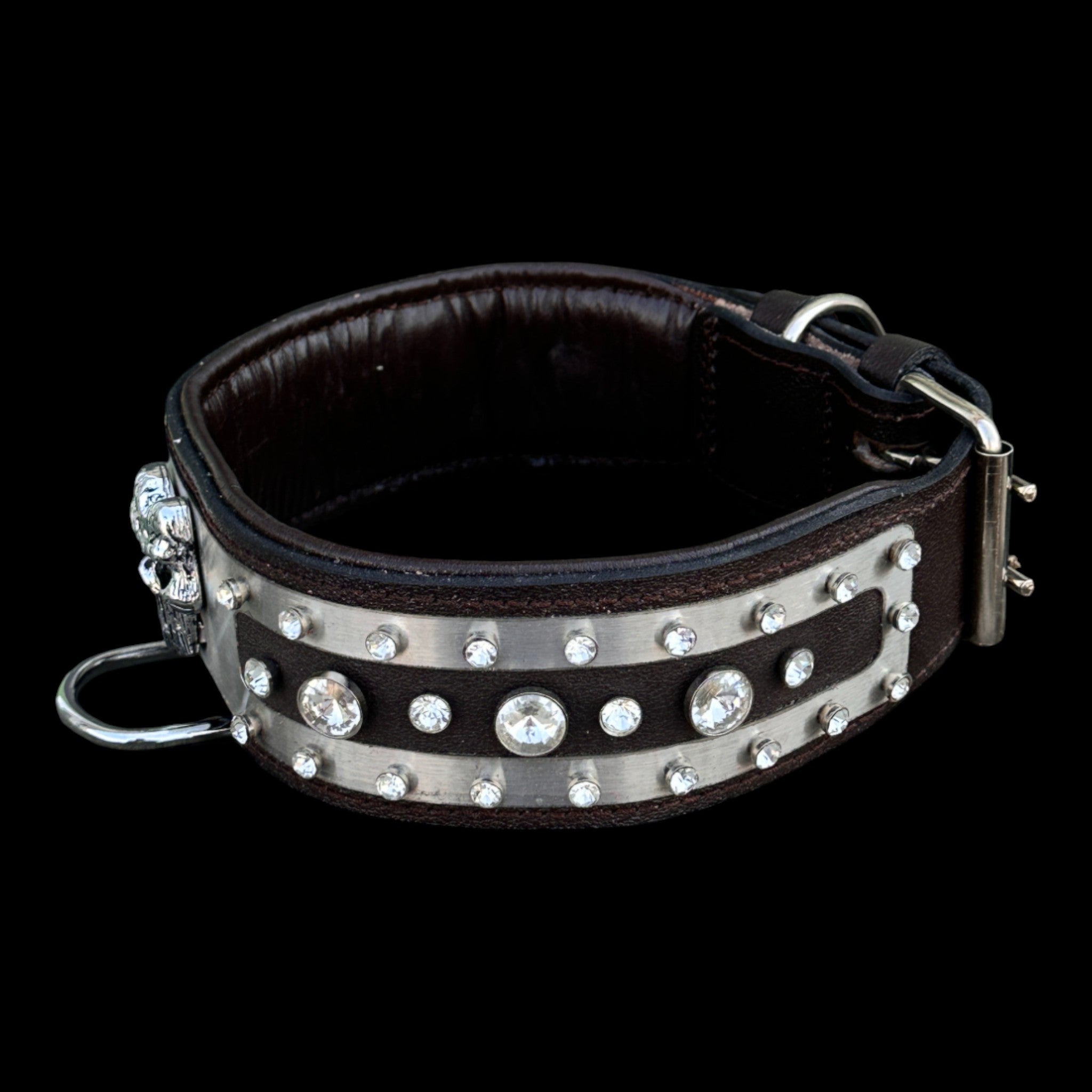 CRYSTAL REAPER collar handmade for strong dog breeds