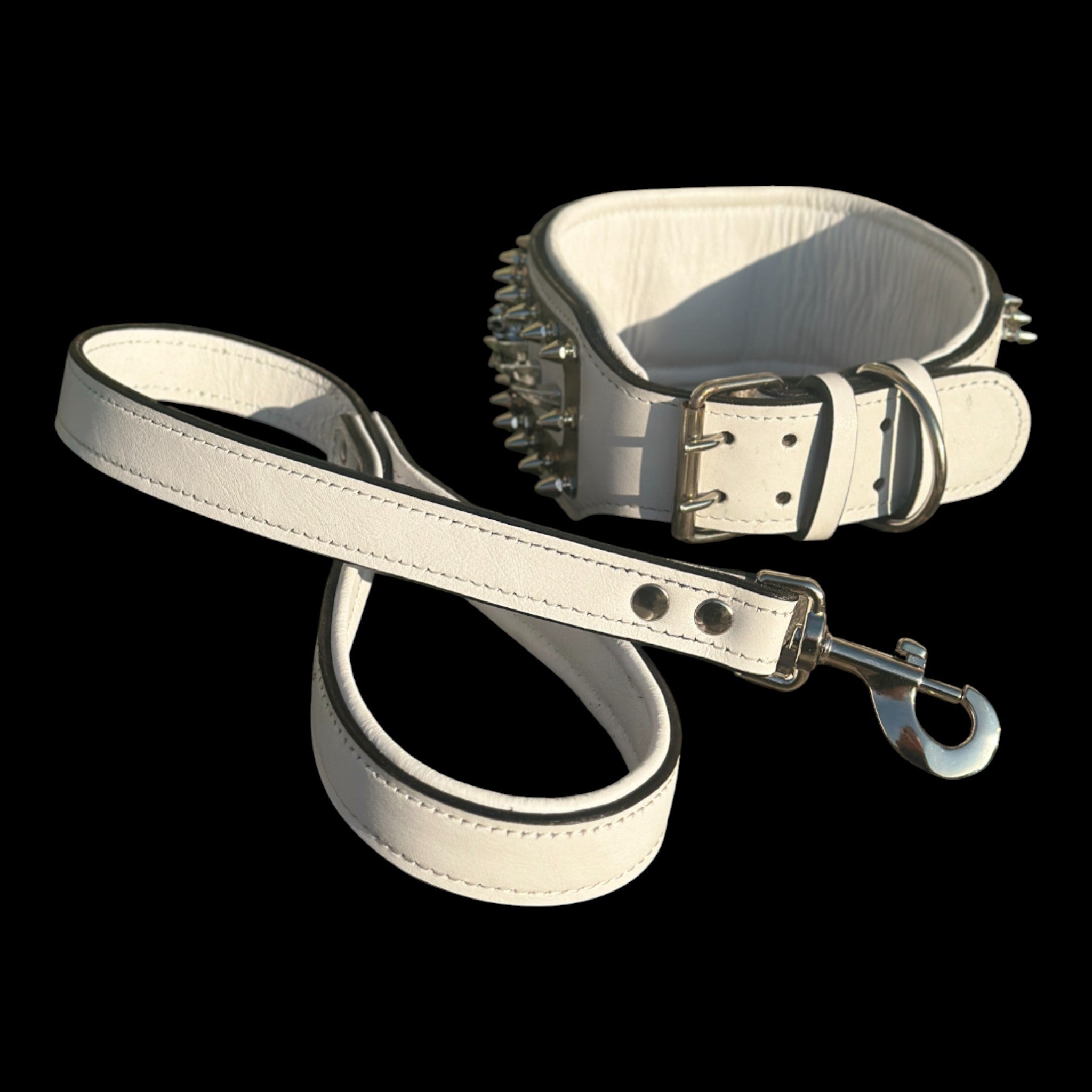 Luxury handcrafted collar and leash set for Cane Corso and Bully