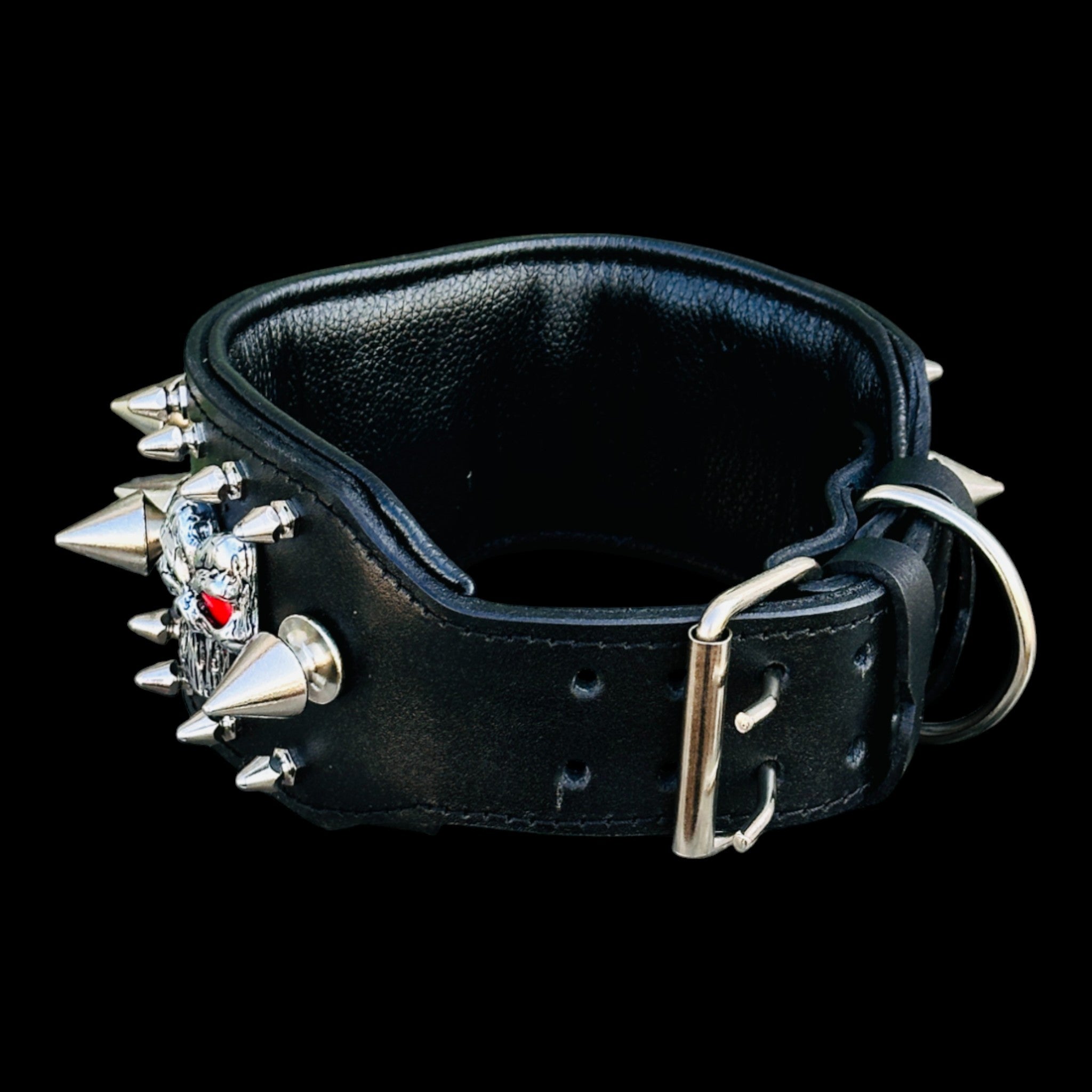 Premium buffalo leather collar designed for power and comfort