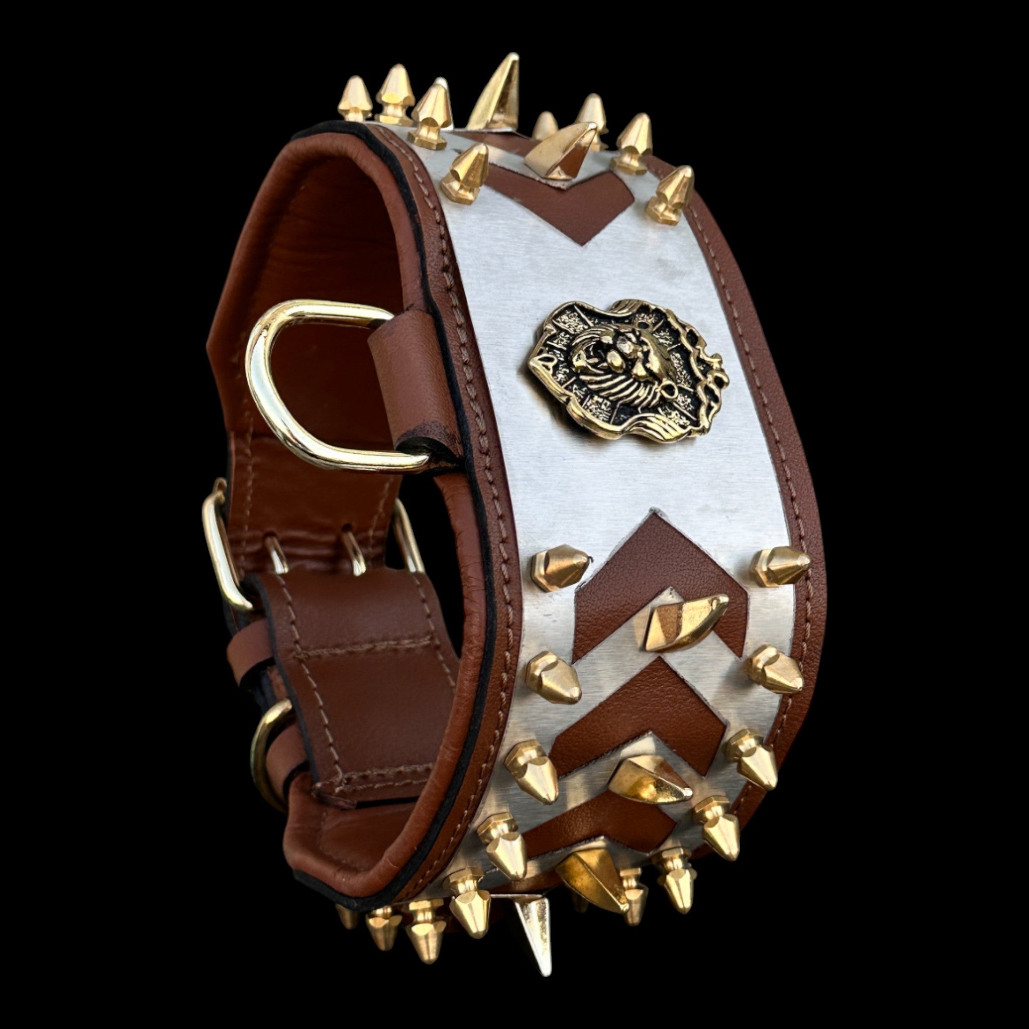 Bronze Armor Lion Collar