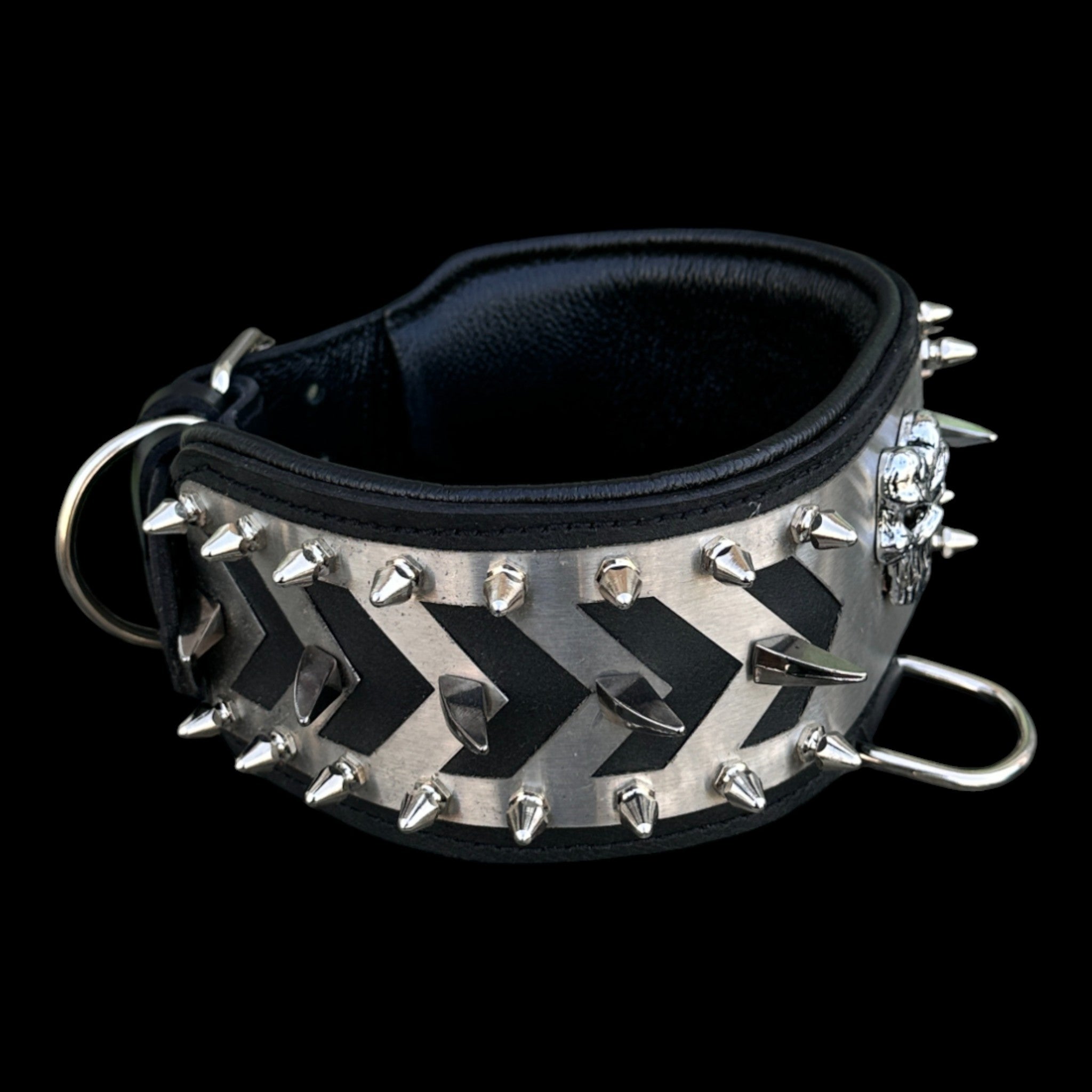 Punisher Warrior Steel Dog Collar