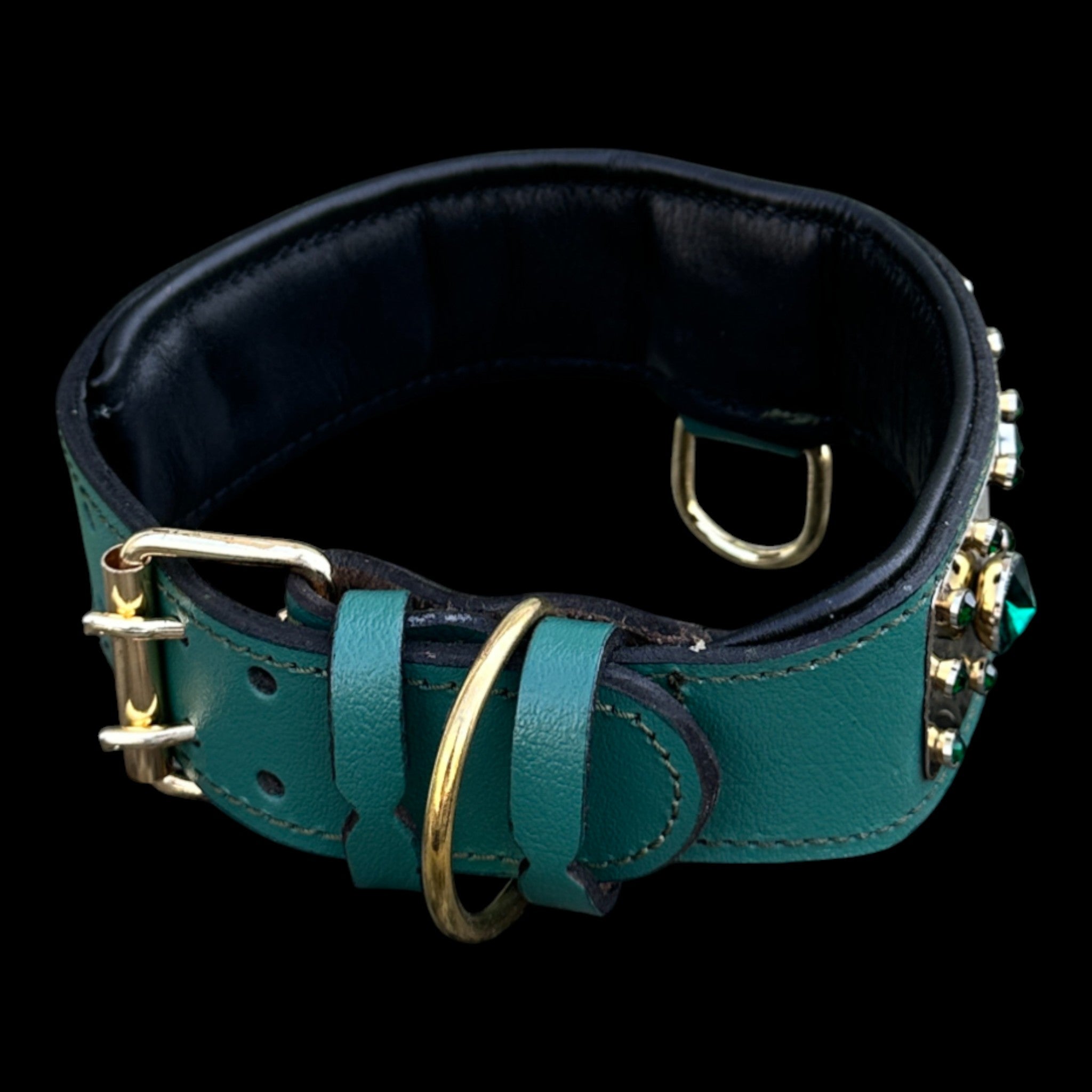 Luxury buffalo leather dog collar UPS Express delivery 2–3 days