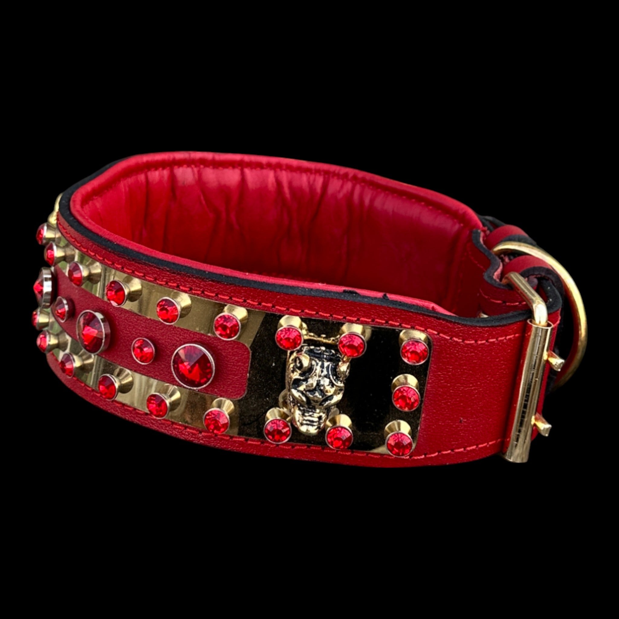 2.36 inch wide Punisher dog collar for Cane Corso and Doberman