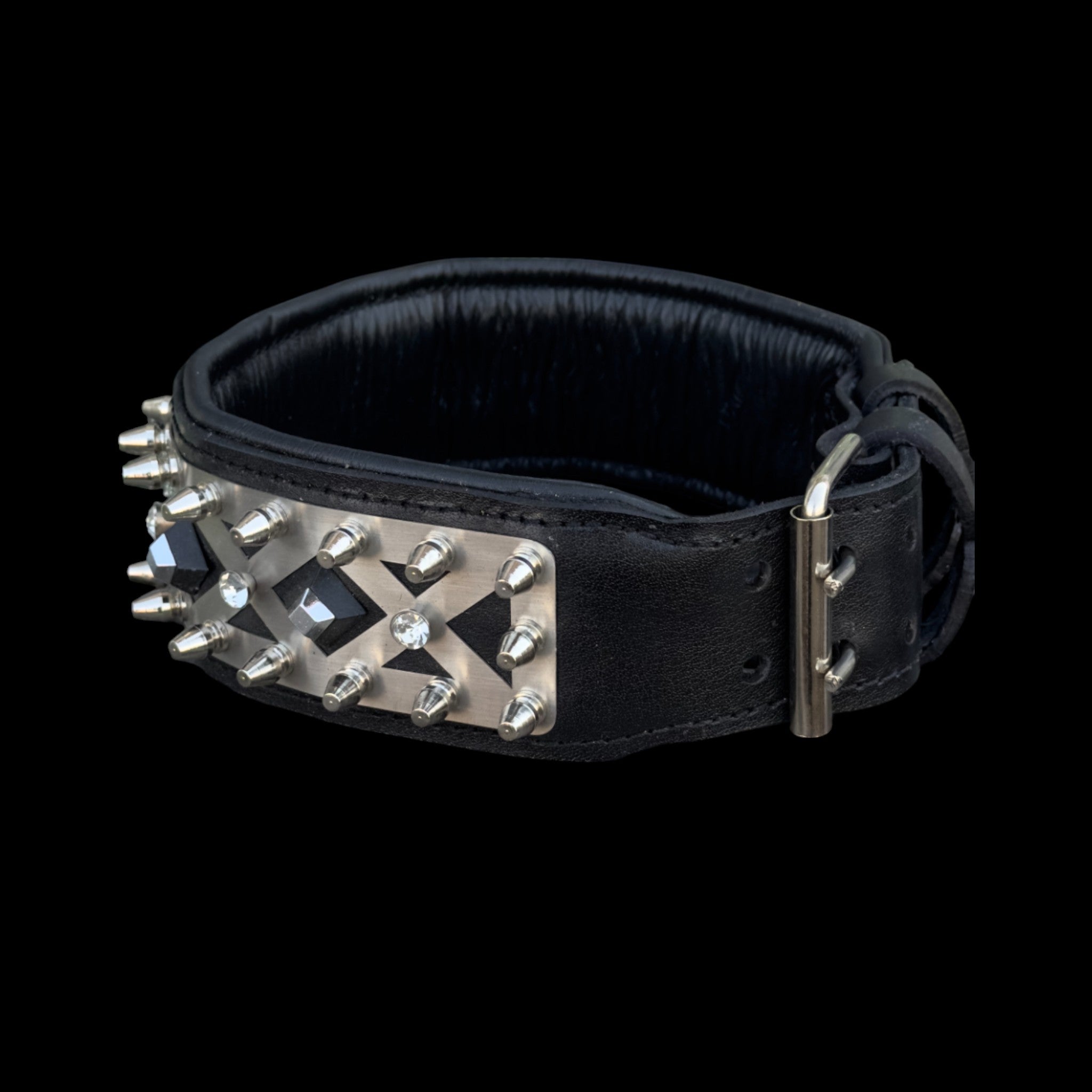alpha_steel_buffalo_leather_dog_collar