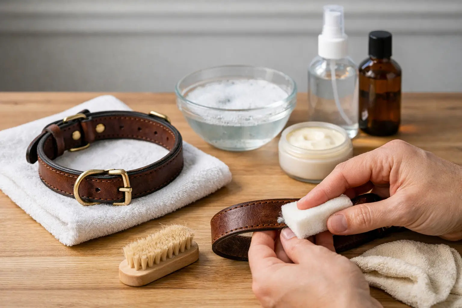How to Clean Leather Dog Collar Without Damage