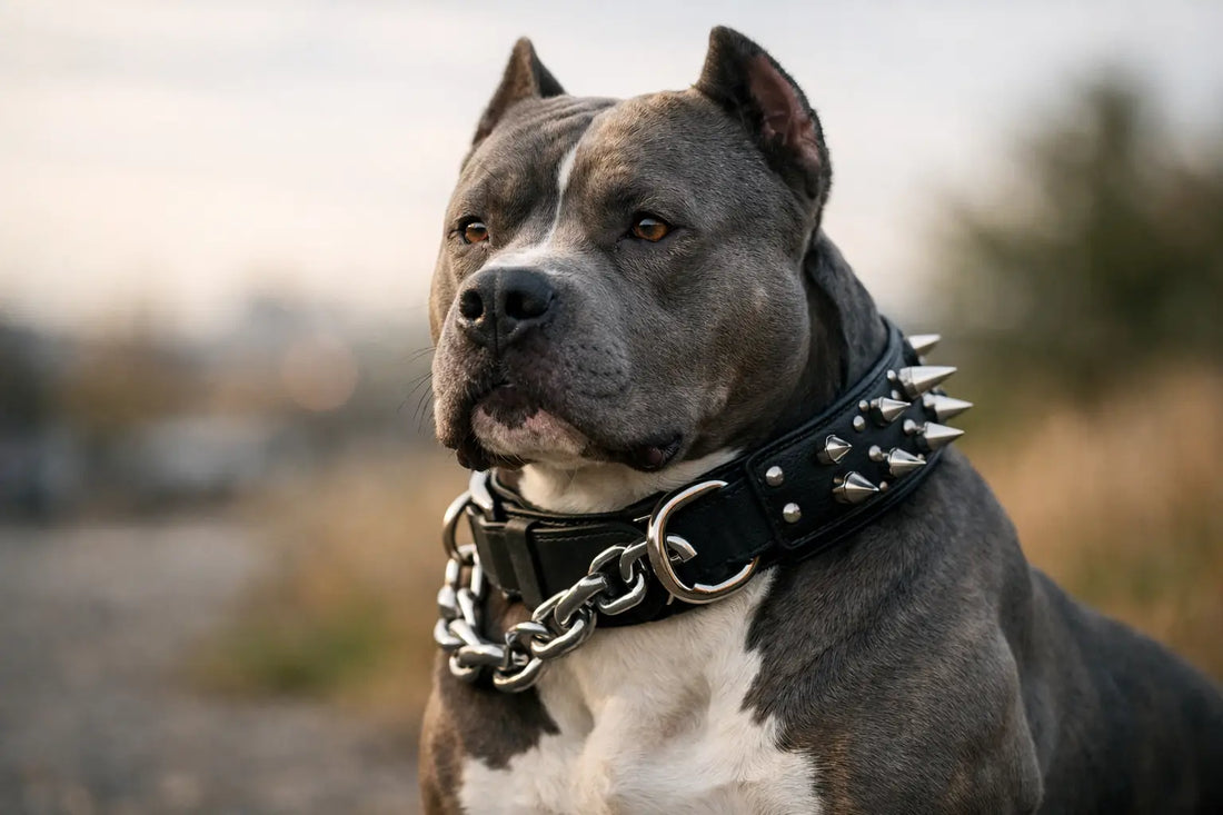 Pitbull Collar Styles for Power and Presence