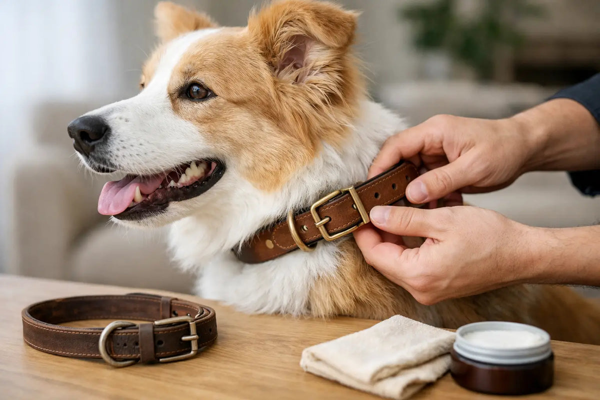 How to Break In a Leather Dog Collar Safely