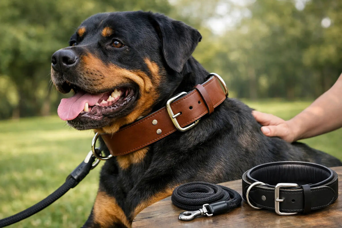 Wide Leather Dog Collar Benefits Explained