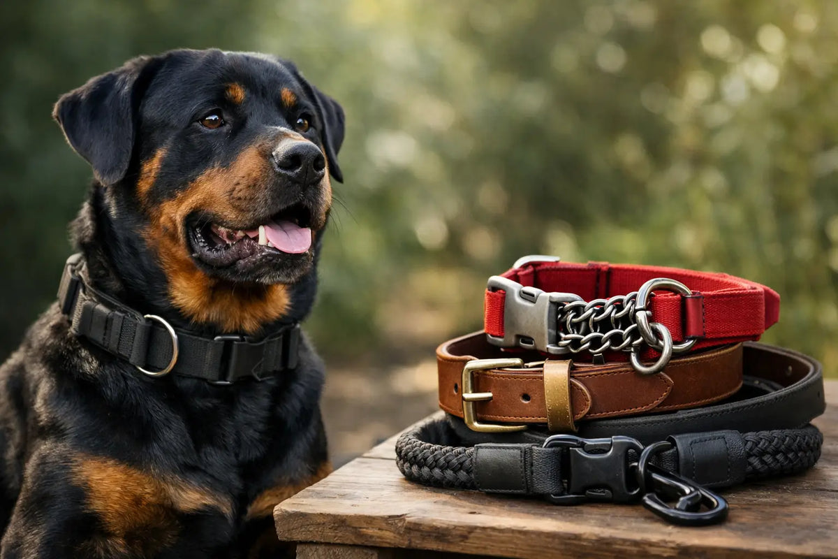 Guide to Dog Collar Materials for Strong Dogs