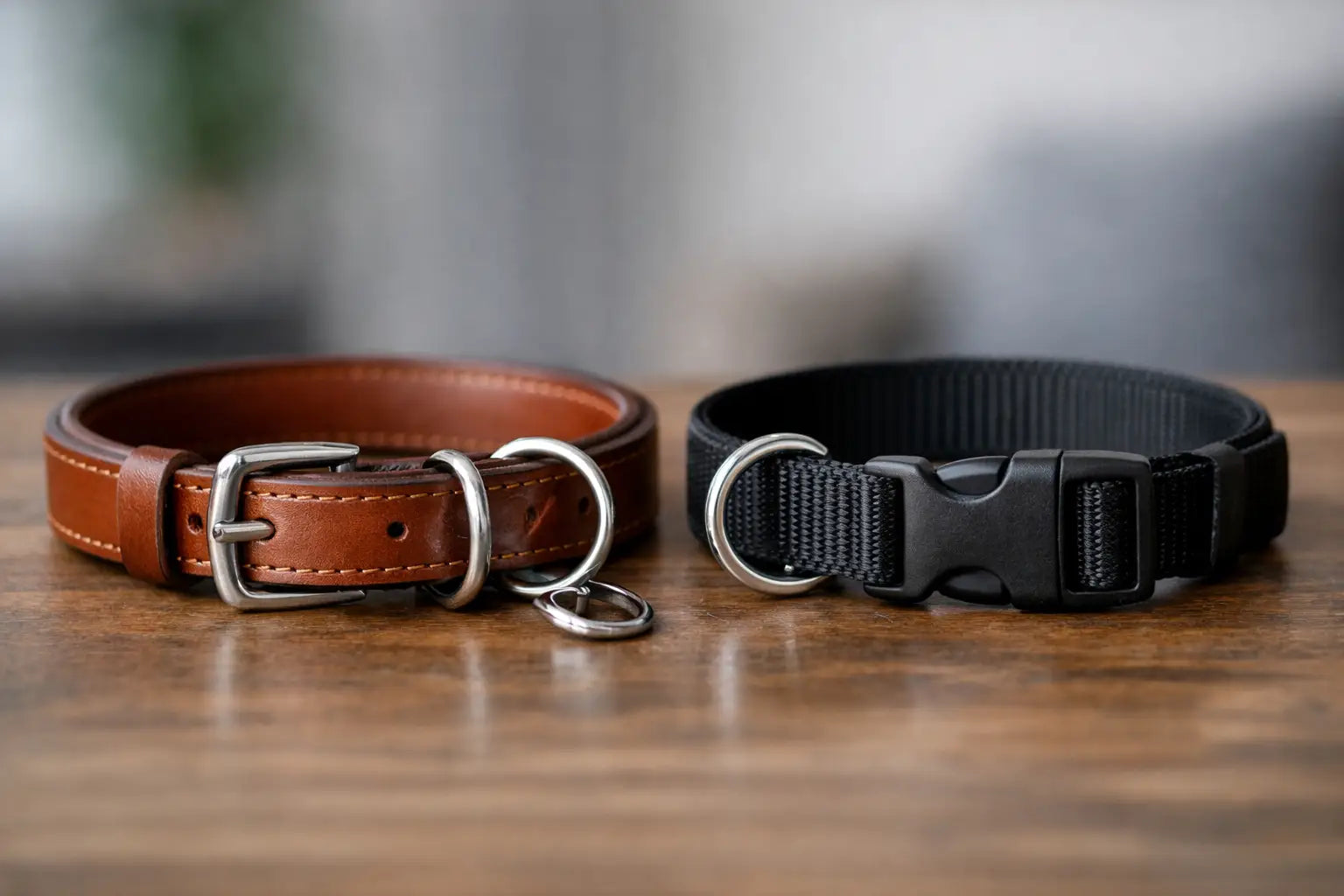 Leather Collar vs Nylon: Which Holds Up Better?