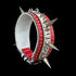 Handmade Wide Buffalo Leather Dog Collar – Heavy Spiked & Hand-Stitched Design - A&C Dog Collars