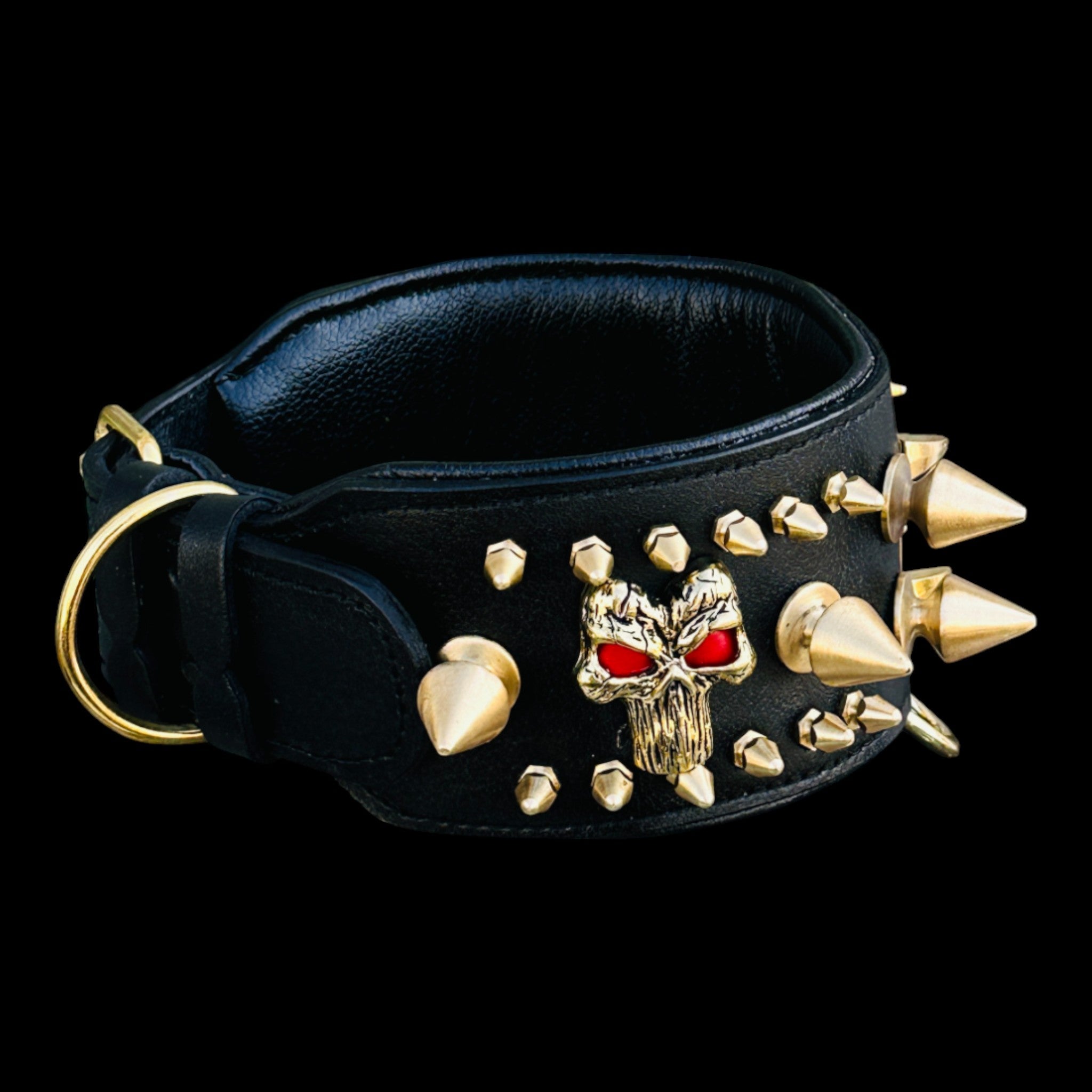 Luxury spiked collar for American Bully and Cane Corso