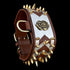 Bronze Armor Lion Collar - A&C Dog Collars