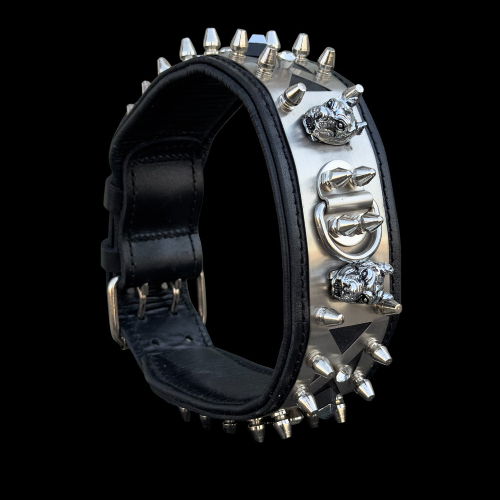 luxury_black_silver_dog_collar_for_large_breeds