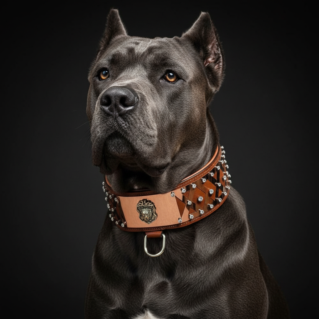 Cane Corso - Aslan Logolu Rose Gold Tasma
