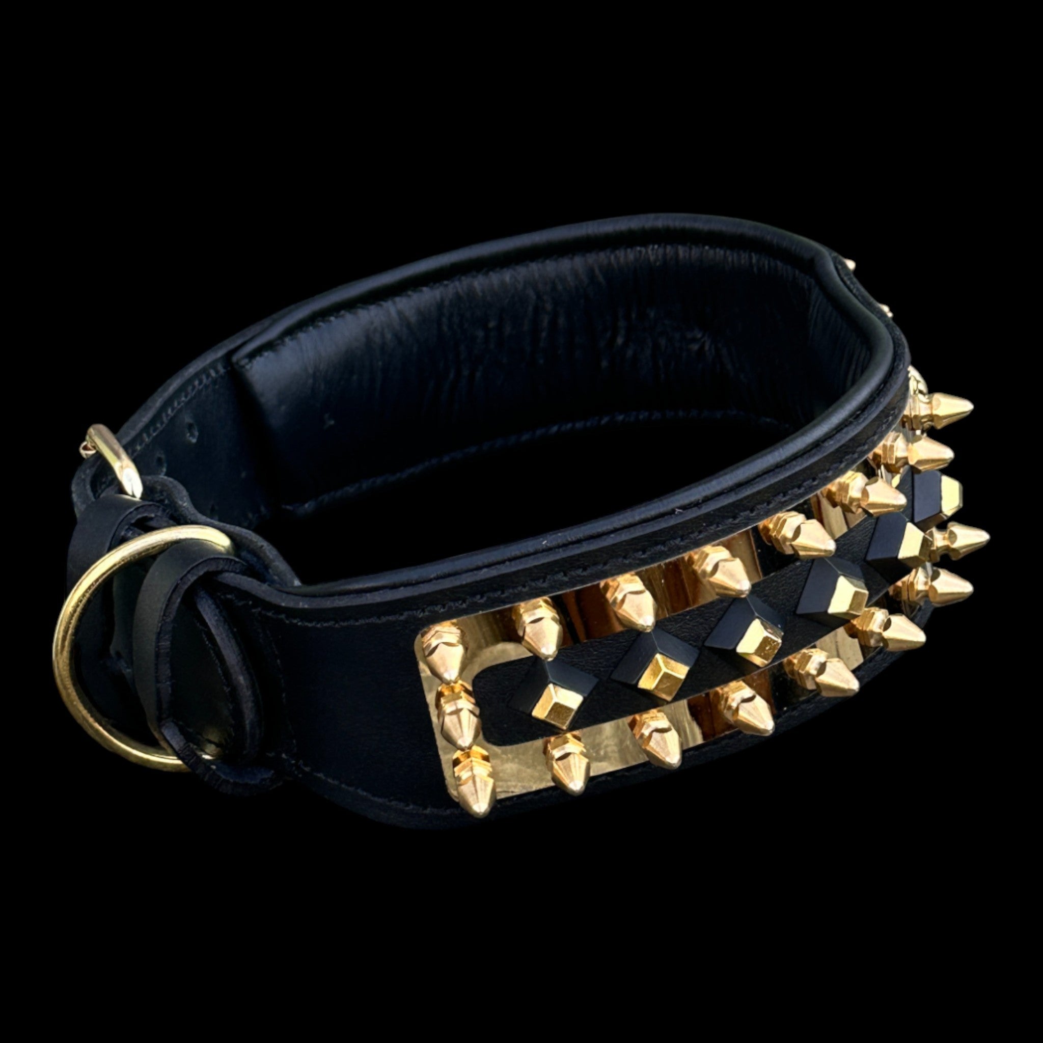 2.36 inch wide stainless-steel dog collar UPS Express delivery