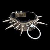 Strong breed handmade collar with large spikes