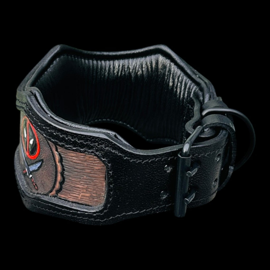 Handmade Copper Dog Collar & Harness Set – Personalized Asymmetric Leather Set