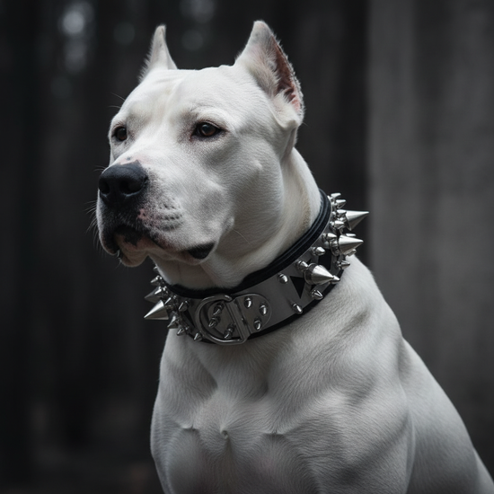 Dogo Arjantin - Siyah Spike Tasma