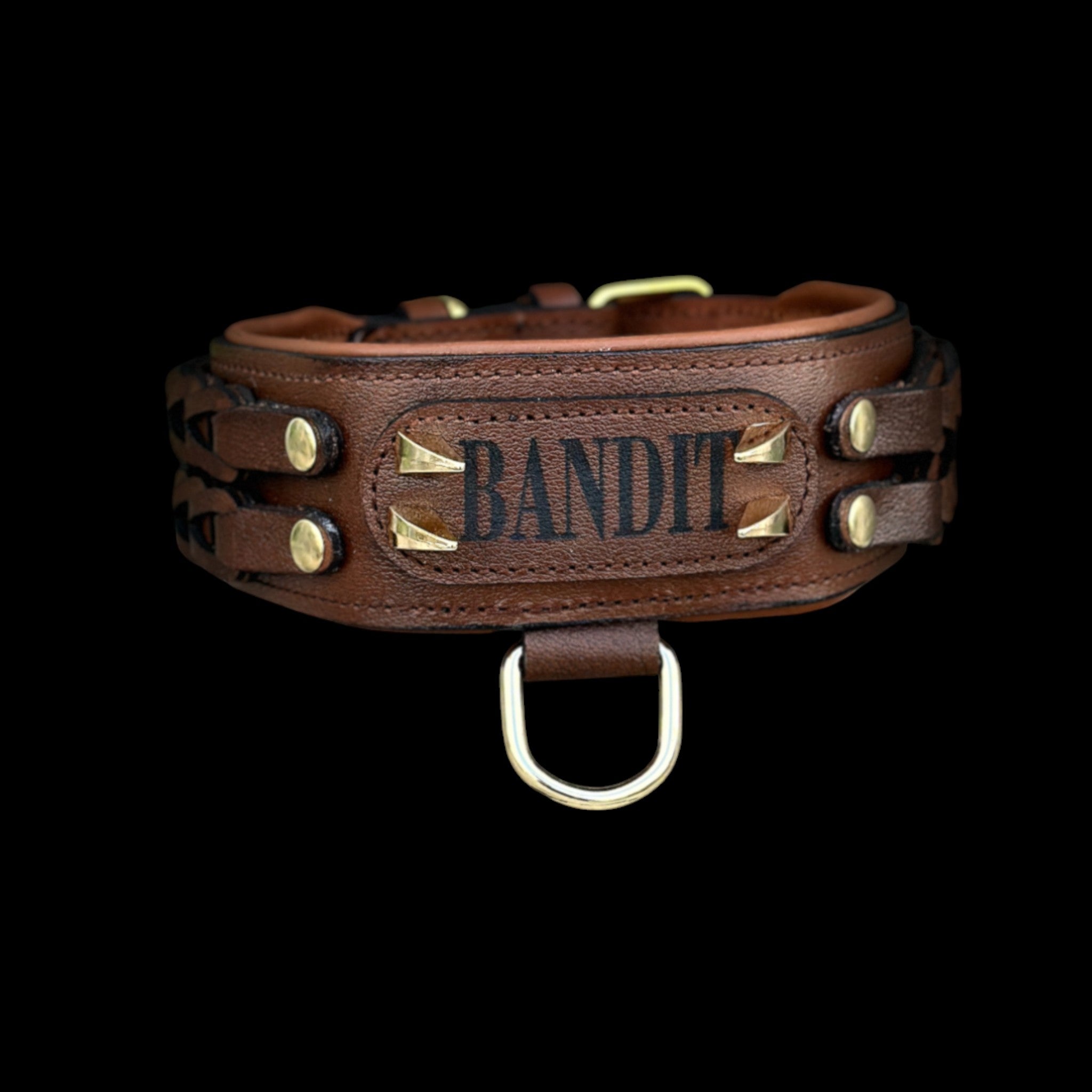 Handcrafted Leather Dog Collar & Leash Set – Personalized Name, Hand Braided Buffalo Leather for Cane Corso, Rottweiler, Doberman, Kangal, American Bully