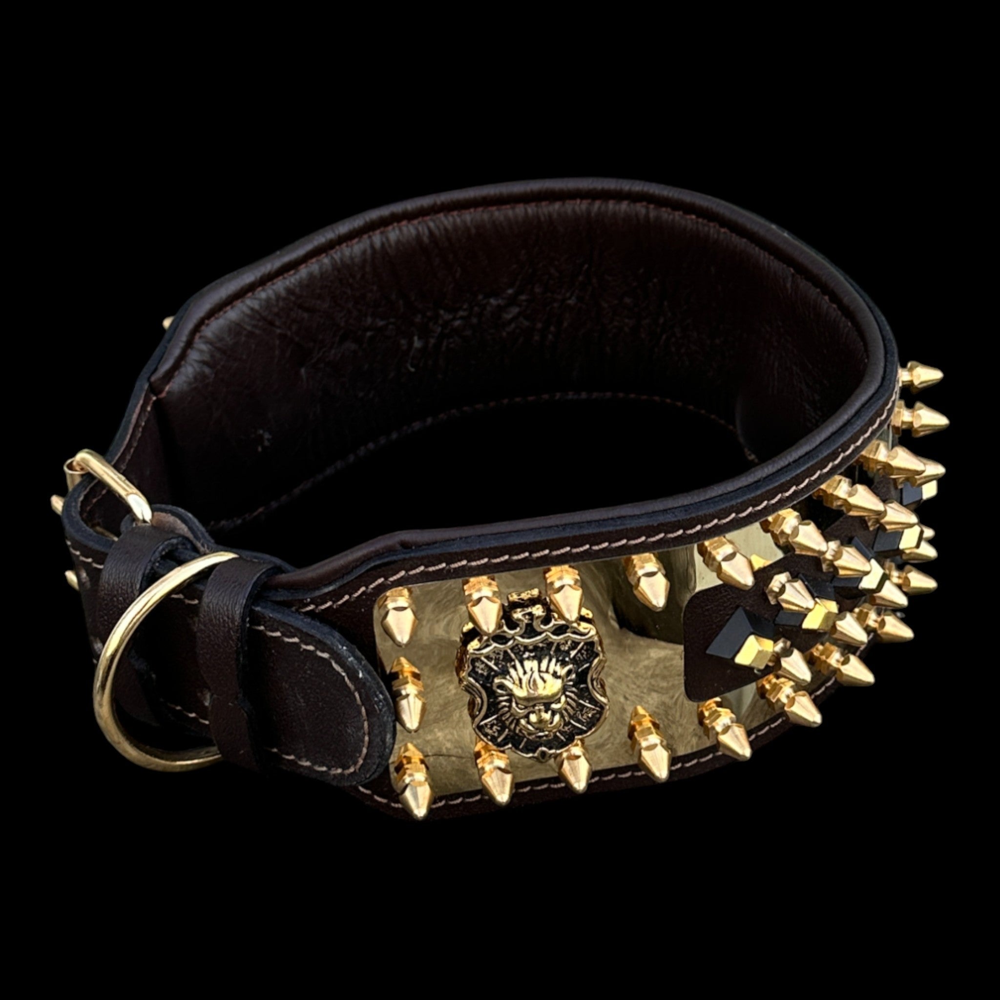 Golden Lion Armor Dog Collar