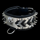 Punisher Warrior Steel Dog Collar - A&C Dog Collars
