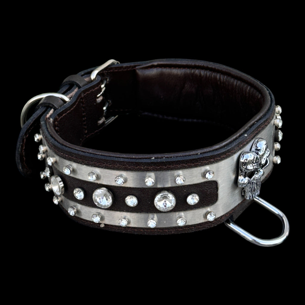 Elegant yet strong dog collar for Rottweiler and Kangal breeds