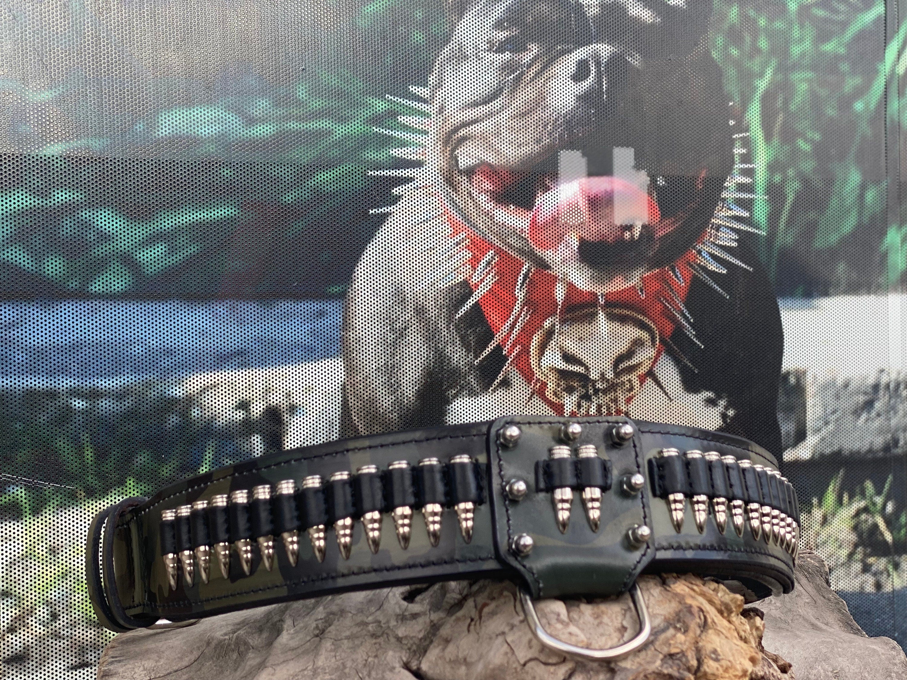 Bullet Collars | Pitbull Collars | Handmade Dog Collars | Custom Dog Collar | Dog Gift | Engraved Dog Collar | Custom Dog Collar with Name