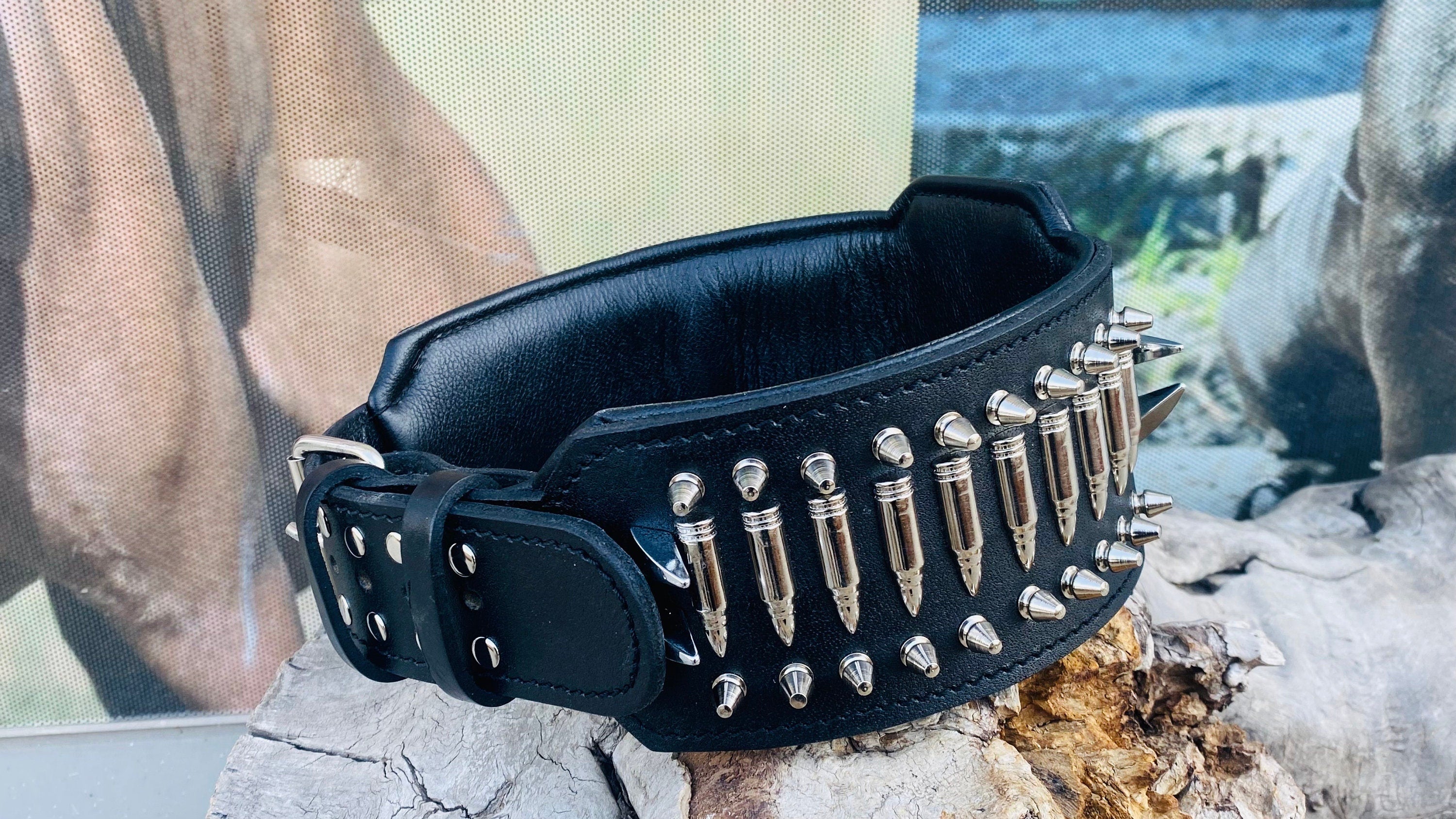Bullet Dog Collars | Handmade Dog Collars | Custom Dog Collar | Personalized Collars |Engraved Dog Collar | Custom Dog Collar