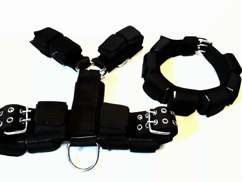 Heavy-Duty Dog Weight Training Set – Adjustable Weighted Collar & Harness for Muscle Building