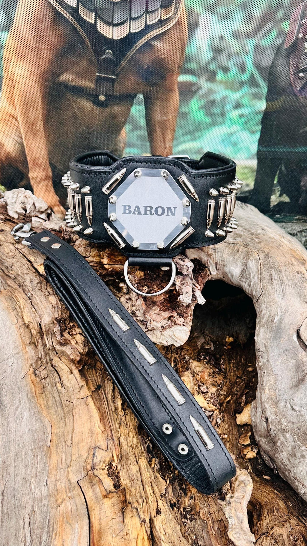 Bullet Dog Collars | Handmade Dog Collars | Custom Dog Collar | Personalized Collars |Engraved Dog Collar | Custom Dog Collar