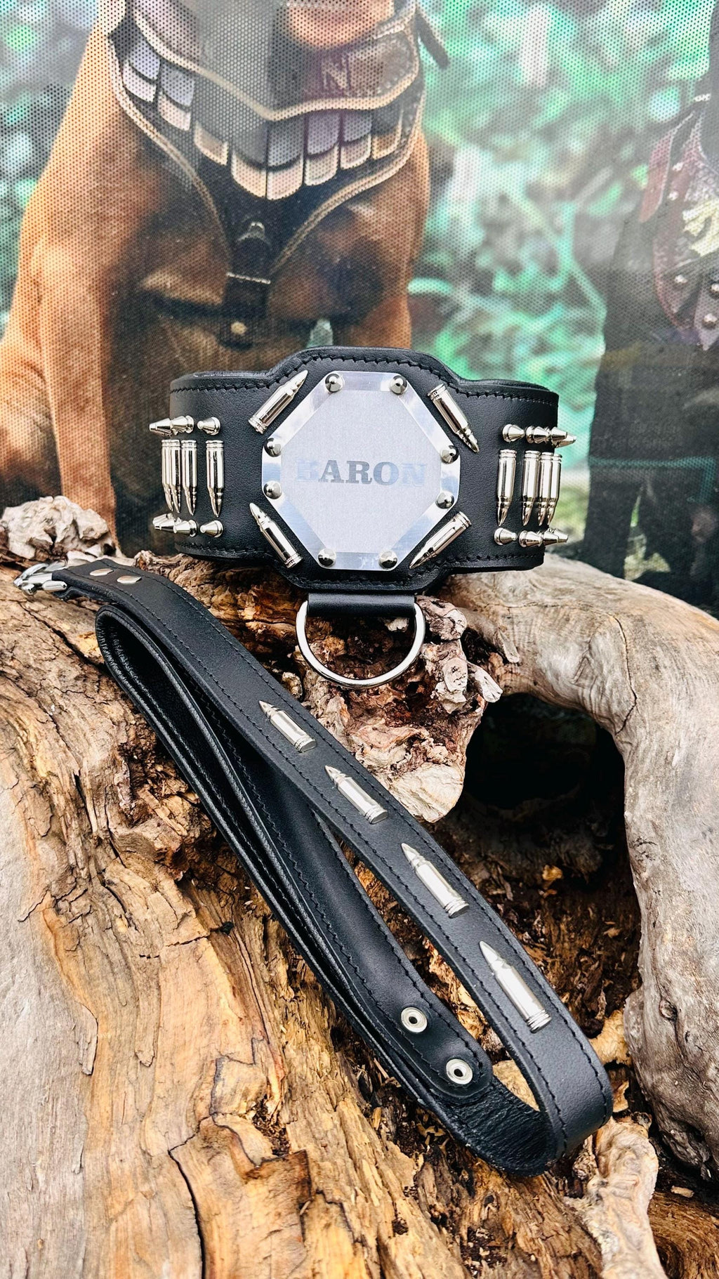 Bullet Dog Collars | Handmade Dog Collars | Custom Dog Collar | Personalized Collars |Engraved Dog Collar | Custom Dog Collar