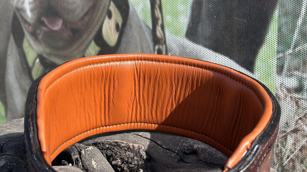 Christmas Edition Copper Leather Collar