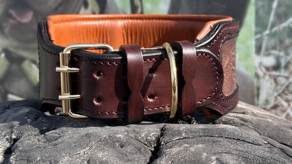 Christmas Edition Copper Leather Collar