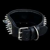 Custom extreme lion steel collar by A&C Dog Collars
