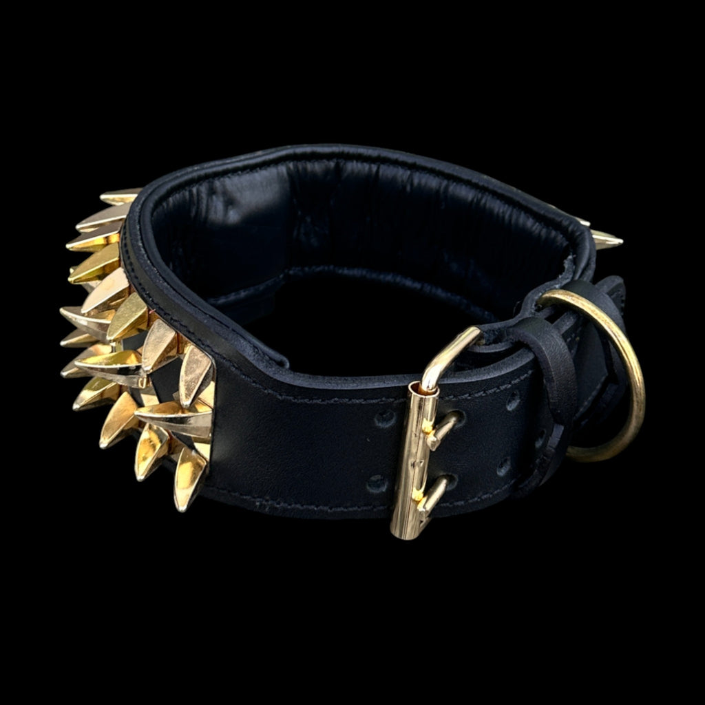 bully_k9_rottweiler_gold_spiked_collar