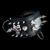 Luxury design leather collar for powerful dogs