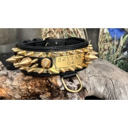 Extreme Collars | Handmade Dog Collars | Personalized Collars | Dog Gift | Engraved Dog Collar | Custom Dog Collar with Name Plate