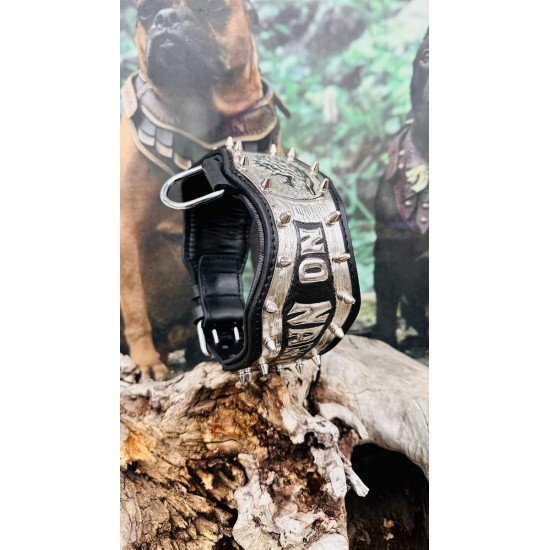 Extreme Collars | Handmade Dog Collars | Personalized Collars | Dog Gift | Engraved Dog Collar | Custom Dog Collar with Name Plate