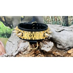 Extreme Collars | Handmade Dog Collars | Personalized Collars | Dog Gift | Engraved Dog Collar | Custom Dog Collar with Name Plate